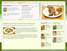 Tablet Screenshot of fareasttaste.com